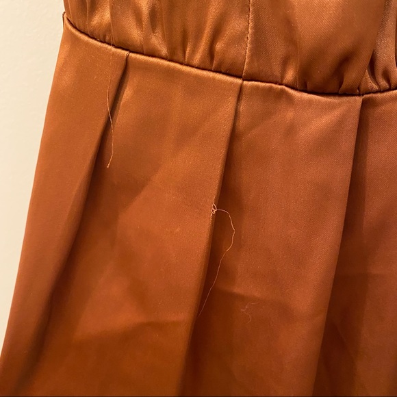 White Fox rust colored prom dress - Picture 9 of 11